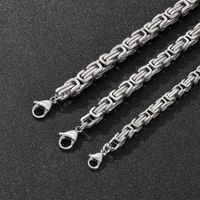 1 Piece Fashion Solid Color Titanium Steel Unisex Necklace main image 8