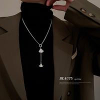 1 Piece Fashion Round Heart Shape Fish Tail Alloy Beaded Plating Inlay Pearl Zircon Women's Pendant Necklace sku image 39