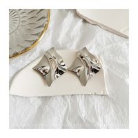 1 Pair Simple Style Solid Color Metal Plating Women's Earrings main image 3