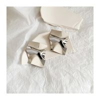 1 Pair Simple Style Solid Color Metal Plating Women's Earrings sku image 4