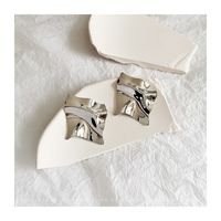 1 Pair Simple Style Solid Color Metal Plating Women's Earrings sku image 2