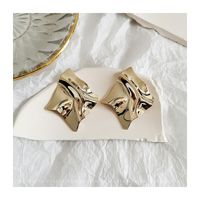 1 Pair Simple Style Solid Color Metal Plating Women's Earrings main image 5