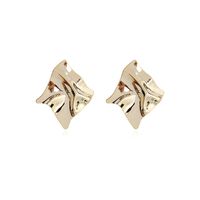1 Pair Simple Style Solid Color Metal Plating Women's Earrings main image 6