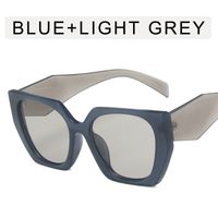 Hip-hop Color Block Ac Polygon Full Frame Women's Sunglasses sku image 5