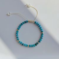 Bohemian Geometric Turquoise Copper Knitting Women's Bracelets main image 4
