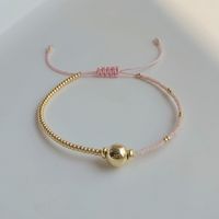 Fashion Geometric Glass Copper Bracelets In Bulk main image 4