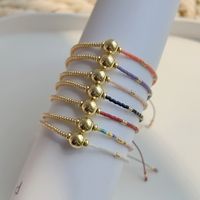 Fashion Geometric Glass Copper Bracelets In Bulk main image 1