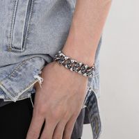 1 Piece Punk Skull Titanium Steel Men's Bracelets main image 4