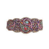 Ethnic Style Multicolor Plastic Inlay Beads Women's Corset Belts 1 Piece main image 3