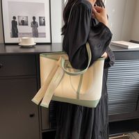 Women's All Seasons Pu Leather Classic Style Tote Bag main image 6