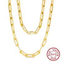 Style Simple Géométrique Argent Sterling Placage Plaqué Or 14k Collier sku image 19