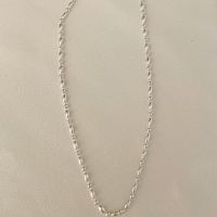 1 Stück Einfacher Stil Einfarbig Sterling Silber Überzug 18 Karat Vergoldet Halskette main image 3
