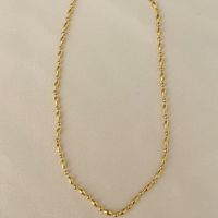 1 Stück Einfacher Stil Einfarbig Sterling Silber Überzug 18 Karat Vergoldet Halskette main image 5