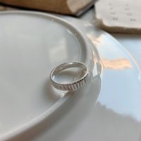 Einfacher Stil Einfarbig Sterling Silber Ringe sku image 10