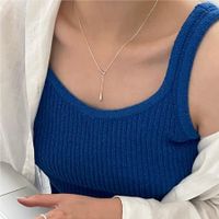 1 Piece Simple Style Water Droplets Sterling Silver Plating 18k Gold Plated Pendant Necklace main image 2