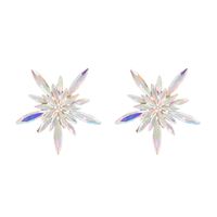 Wholesale Jewelry 1 Pair Luxurious Geometric Alloy Rhinestones Glass Gold Plated Silver Plated Drop Earrings main image 8