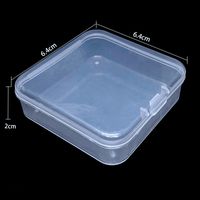 Simple Style Transparent Plastic Jewelry Boxes sku image 16