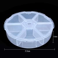 Simple Style Transparent Plastic Jewelry Boxes sku image 8