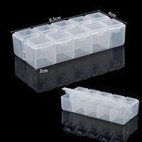 Simple Style Transparent Plastic Jewelry Boxes sku image 14