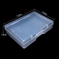 Simple Style Transparent Plastic Jewelry Boxes sku image 11