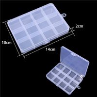 Simple Style Transparent Plastic Jewelry Boxes sku image 21