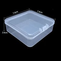 Simple Style Transparent Plastic Jewelry Boxes sku image 4