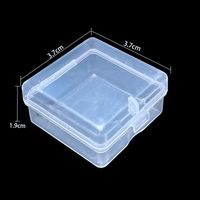 Simple Style Transparent Plastic Jewelry Boxes sku image 6