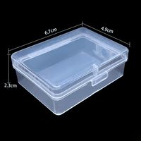 Simple Style Transparent Plastic Jewelry Boxes sku image 2