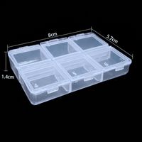 Simple Style Transparent Plastic Jewelry Boxes sku image 17