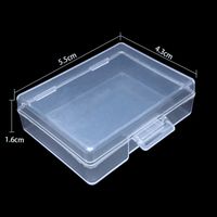 Simple Style Transparent Plastic Jewelry Boxes sku image 13