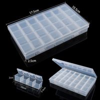 Simple Style Transparent Plastic Jewelry Boxes sku image 30
