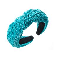 Simple Style Knot Cloth Beaded Hair Band main image 2