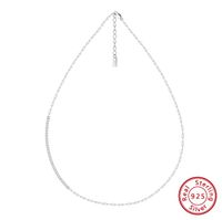 1 Piece Simple Style Geometric Solid Color Sterling Silver Plating 14k Gold Plated Necklace sku image 2