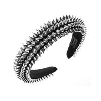 Baroque Style Solid Color Metal Hair Band main image 2