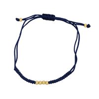 Simple Style Heart Shape Rope Copper Beaded Plating Inlay Zircon 18k Gold Plated Women's Bracelets sku image 4