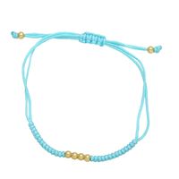 Simple Style Heart Shape Rope Copper Beaded Plating Inlay Zircon 18k Gold Plated Women's Bracelets main image 6