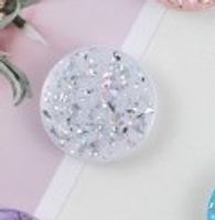 Solid Color Glitter Drop Glue Retractable Airbag Bracket Heart-shaped Multi-function sku image 6