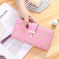 Women's Spring&summer Pu Leather Geometric Vintage Style Square Zipper Buckle Long Wallet sku image 7