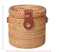 Women's All Seasons Rattan Ethnic Style Straw Bag sku image 4