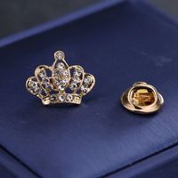 Classic Style Crown Alloy Inlay Rhinestones Women's Brooches main image 4
