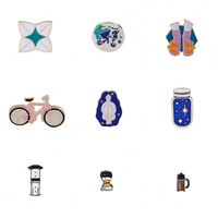 Casual Cute Bicycle Alloy Metal Stoving Varnish Unisex Brooches main image 1