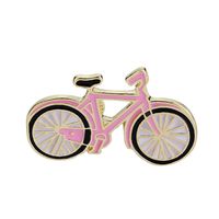 Casual Cute Bicycle Alloy Metal Stoving Varnish Unisex Brooches main image 3