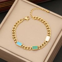Wholesale Simple Style Butterfly Stainless Steel Gold Plated Bracelets main image 6