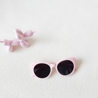 Cute Solid Color Pc Resin Round Frame Full Frame Kids Sunglasses sku image 5