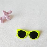 Mignon Couleur Unie Pc Résine Cadre Rond Plein Cadre Enfants Lunettes De Soleil sku image 6