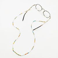 Original Design Round Glass Beads Metal Women's Glasses Chain sku image 8