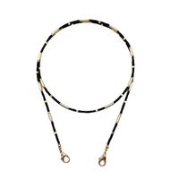 Original Design Round Glass Beads Metal Women's Glasses Chain sku image 14