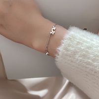 Style Simple Papillon Le Cuivre Placage Bracelets main image 1