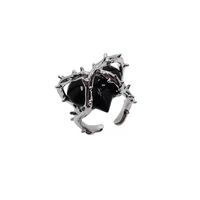 Cool Style Heart Shape Alloy Wholesale Open Ring sku image 2