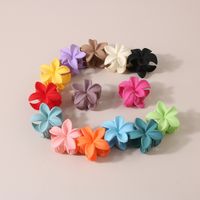 Women's Lady Sweet Flower Plastic Stoving Varnish Hair Claws main image 1